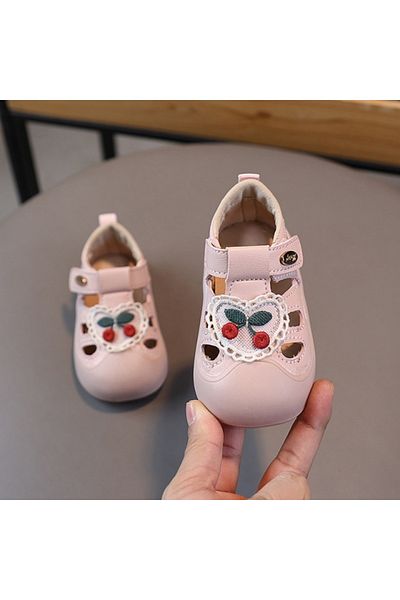 Superbaby Pantofiori roz pudra pentru fetite - Cirese