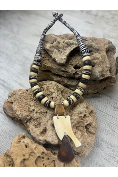 SEDEF TAKI Vintage kemik kolye