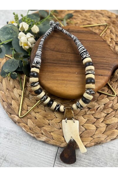 SEDEF TAKI Vintage kemik kolye