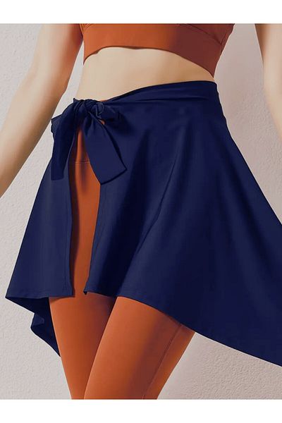 RUTBİL SPORTS Practical Tie Skirt-Beach Skirt-Fitness Skirt-Gym Skirt-Jogging Skirt-Paltes-Yoga Skirt-Tie Shawl & Skirt