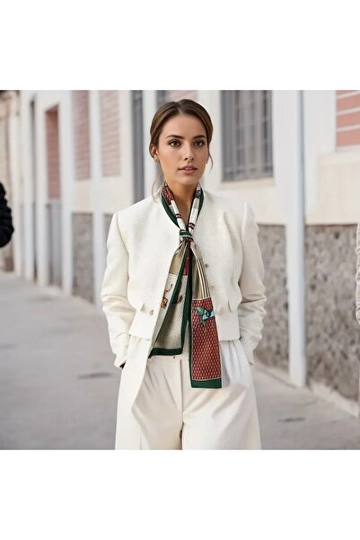 Accessories Vanilla Avenue Vintage Chic Бохо-вдъхновен шик дълъг шал с конски мотив, изглеждащ като коприна, дамски аксесоар