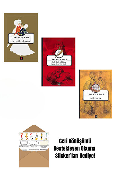 Kapı Yayınları İskender Pala 3 Kitap Set + Okuma Sticker'ları