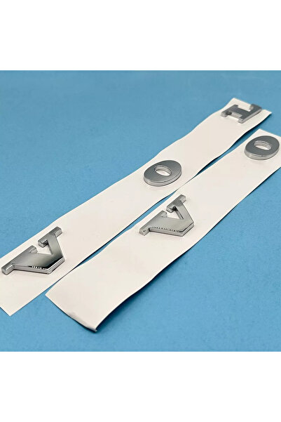 EDEXPORT Volvo Krom Yeni Nesil Boşluklu Bagaj Yazısı 3M 3D ABS Volvo Xc60