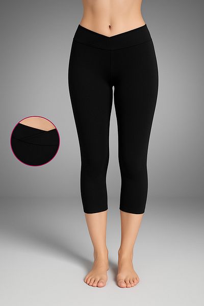 Altınay Women's Stylish Short Leggings - 90% Cotton (Lilitime)