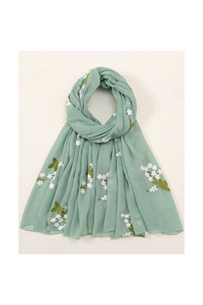 The Casius. Eșarfa Casius verde mentă