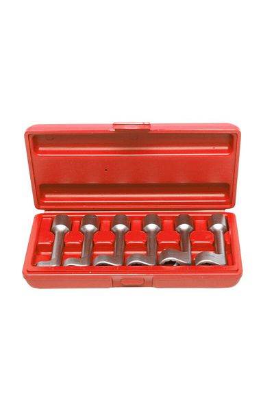PROLINE Cr-Mo 1/2" Open Ended Ring Wrench Set 12-19Mm - 6P.