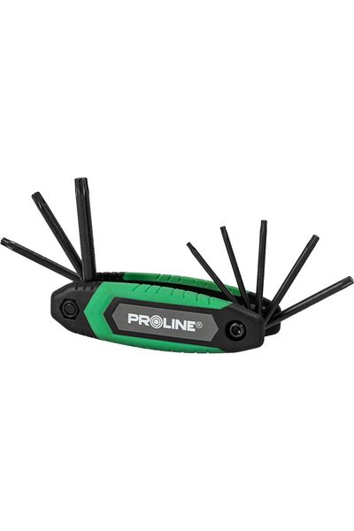 PROLINE Set Chei Negative Torx Cu Maner Cr-Va T9-T40 - 8P.