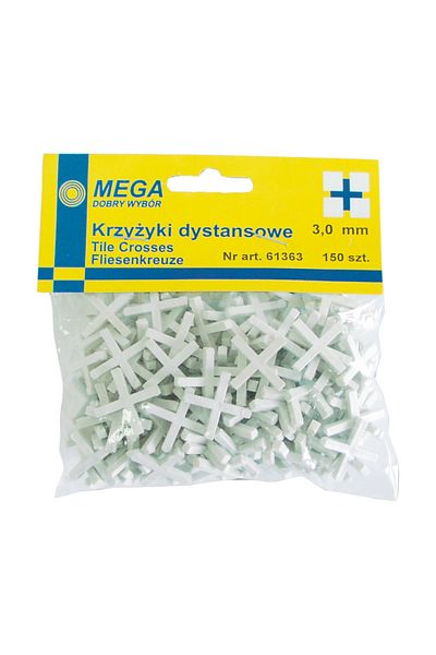 MEGA Distantiere Faianta Tip Cruce 12.0Mm, 15/Set