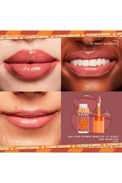 NYX Professional Makeup NYX Duck Plump Lip Gloss - 03 Nude Songys 7ml