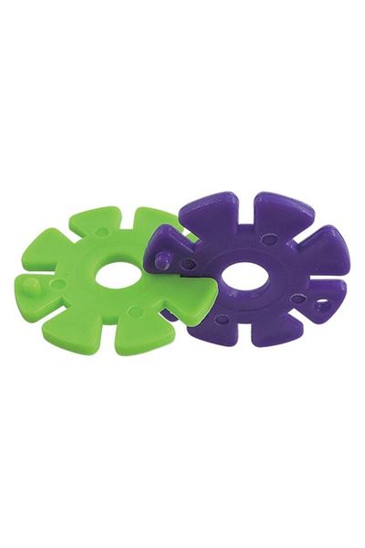 SyaMAG Skill Game - Interlocking Flowers of Different Colors - 100 Pieces