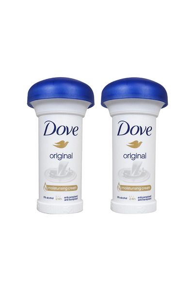 Dove Set of 2 x Original Mushroom Antiperspirant Stick Deodorant, for Women, 50 ml