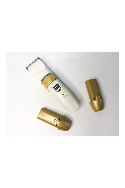 SIKS Mașină de tuns profesională fără fir ®, lame din titan și ceramică, GM 6001, alb/auriu