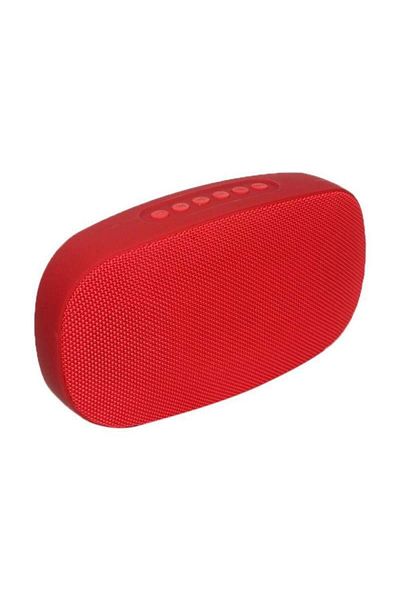 SIKS ® portable speaker with bluetooth, microphone, USB, TF, AUX, red