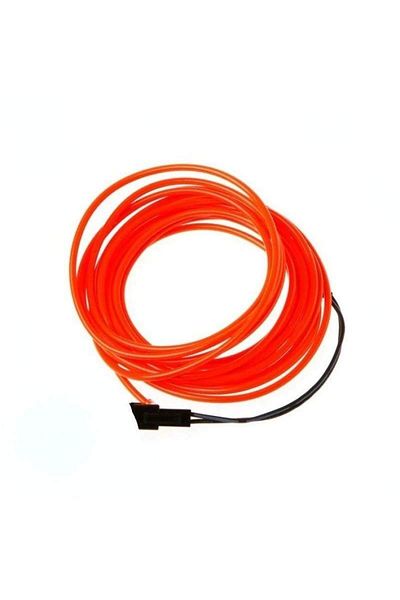 SIKS ® car ambient light neon wire, 5 meters, multifunctional, easy to install, red