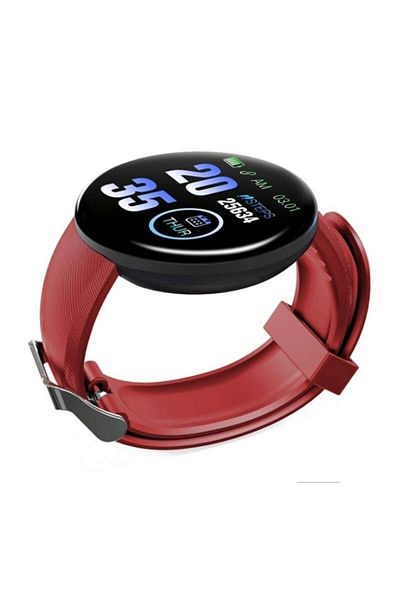 SIKS Fitness bracelet SIKS® Smartband Waterproof IP65, USB charging, Bluetooth 4.0, red