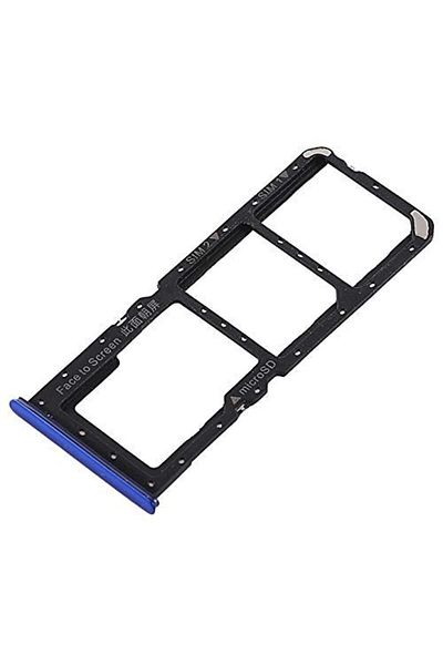 indirimplus Vivo Y15S Sim Card Slot Sim Card Drawer Blue Color Flyer Sim Tray