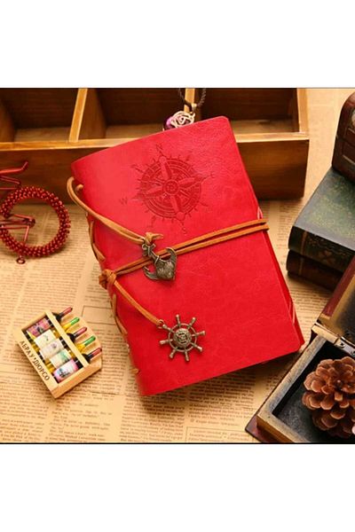 MRShopping MR Retro Винтидж моряшки тефтер, класически тефтер с корица от PU кожа. Чудесен подарък.
