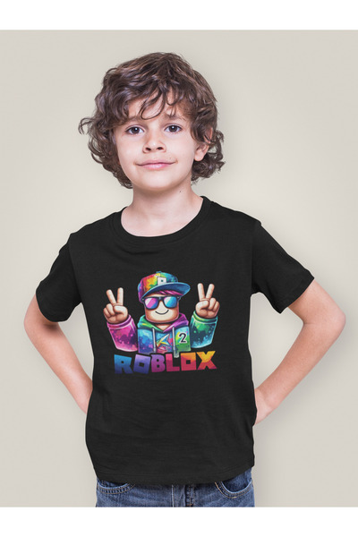 SEVBANO Roblox 2 Printed Unisex Game Kids T-Shirt (1-12 Years)