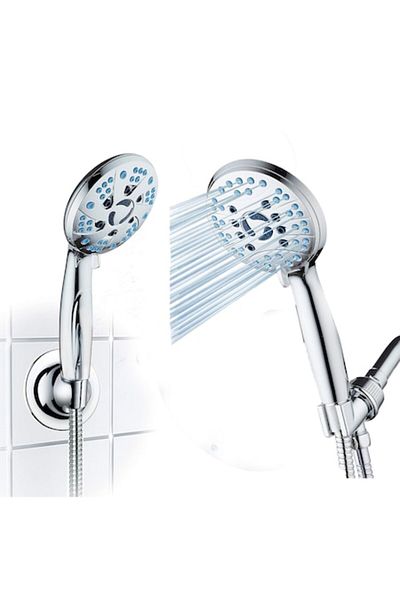 DLMDL High Pressure Shower Head with 8 Spray Modes, Anti-Clogging Nozzles