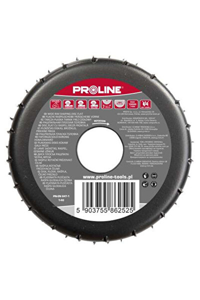 Proline Disc Raspel Carota Plat / Frontal - 120Mm