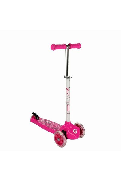 LiderGlobal Evo Lighted 3 Wheel Pink Scooter