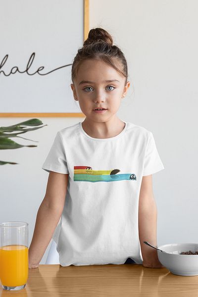 SEVBANO Tricou pentru copii unisex cu jocuri cu imprimeu Pacman (vârsta 1-12)