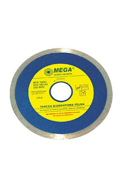 MEGA Disc Diamantat Continuu 115Mm