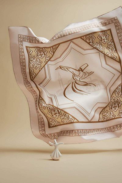 DeFacto Women's Konya Themed Scarf F5207Axns