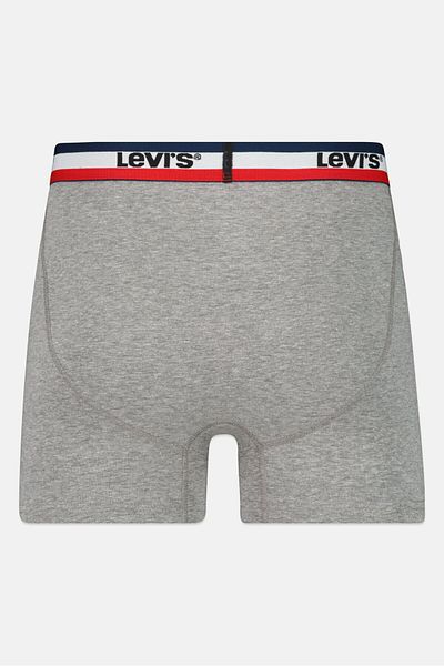 Levi's Men 4 Pack Brand Logo Boxer Brief, Multicolor