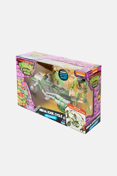 Teenage Mutant Ninja Turtles Ninja Kick Cycle Playset Action Figure