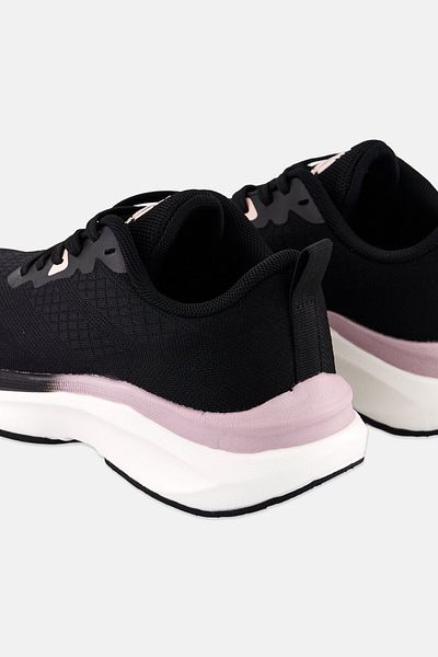 RBX Women Lace Up Running Shoes, Black