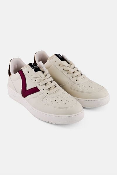 Victoria Women Lace Up Casual Shoes, Cream