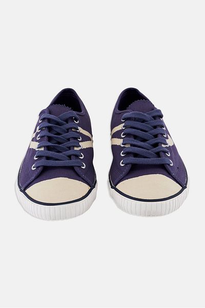 Tretorn Men Canvas Lace Up Casual Shoes, Navy Blue