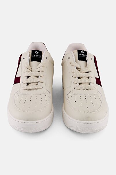 Victoria Women Lace Up Casual Shoes, Cream