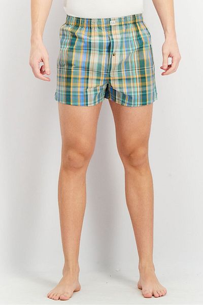 Tchibo Men 2 Piece Woven Boxer Shorts, Grey