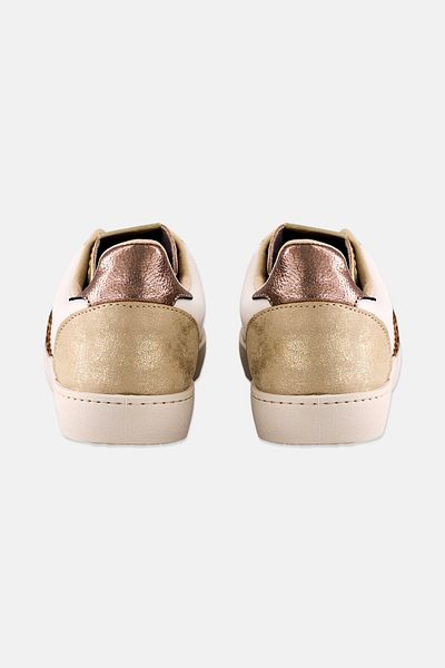 Victoria Women Leather Upper Lace Up Casual Shoes, Multicolor