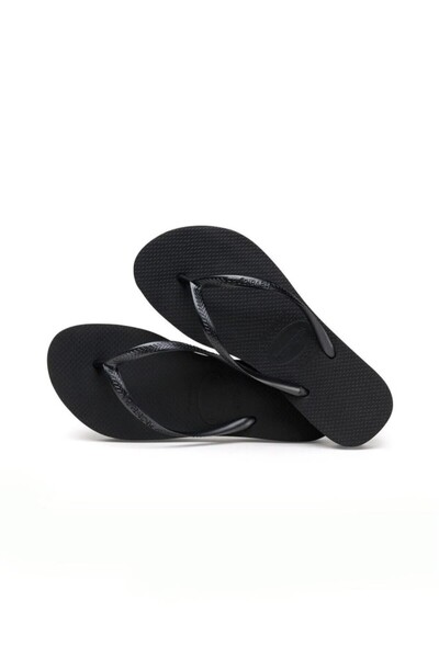 Havaianas Λεπτές μαύρες μαύρες γυναικείες παντόφλες