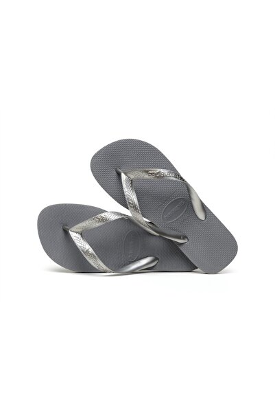 Havaianas Top Tiras Women's Gray Slippers - 4137428