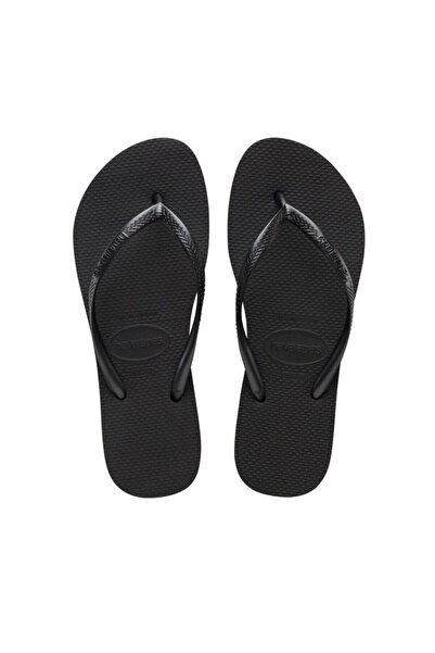 Havaianas Λεπτές μαύρες μαύρες γυναικείες παντόφλες
