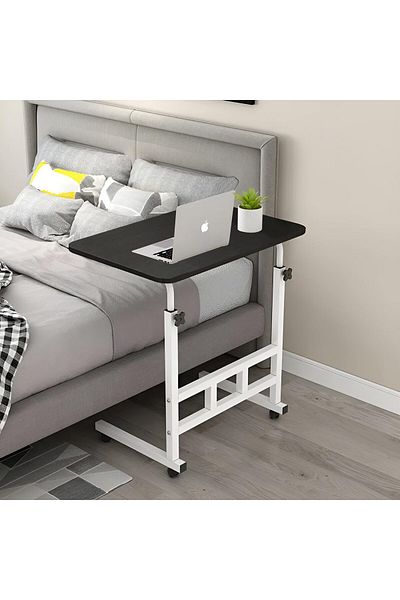 Generic Upgraded Metal Base Adjustable Movable Desktop Computer & Laptop Desk for Home Office Ver