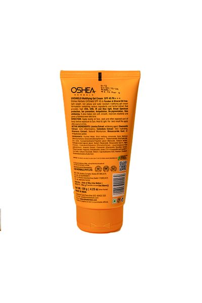 Oshea Herbals UV Shield Mattifying Gel Cream SPF 45 120 g