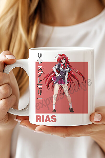 expreshediye High School DxD Rias Gremory Kupa Bardak, Rias Gremory Baskılı B...