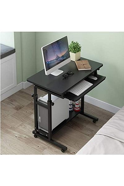 Generic Desk Computer Table Simple Style Desk, Movable Desktop Computer Desk, Home Liftable Writing Desk, Si