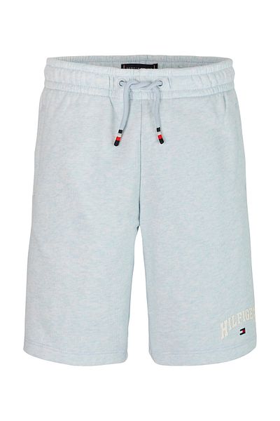 Tommy Hilfiger Boys Breezy Blue Heather Varsity Sweatshort