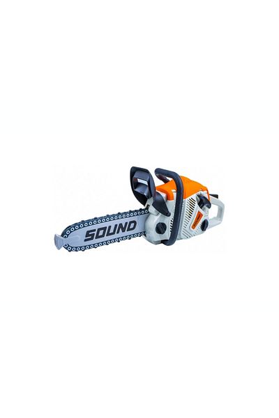LUDIRO Interactive Toy Chainsaw, Realistic Sounds, 38x10x16 Cm, White Orange, 3 Years