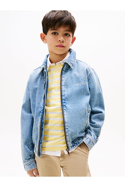 Tommy Hilfiger Boys Random IVY Relaxed Denim Trucker Jacket