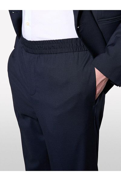 Sisley Viscose Blended Zipper Detail Regular Fit Jogger Pants Men's Beige Trousers - 325P4Tbjsf050
