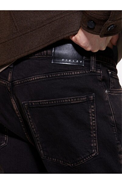Sisley Cotton Blend 5 Pocket Low Rise Denim Pants Men's 811 Trousers - 324A4Tlase023