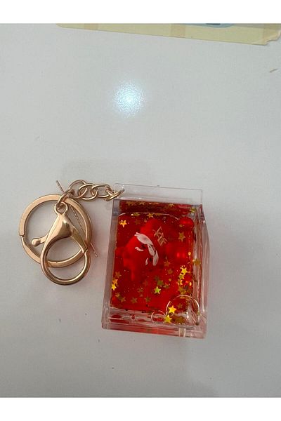demirosa Box with Sim Particles Inside Keychain ​​& Bag Accessory