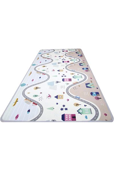 Moon My First Foldable Activity Floor Gym Play/Crawl Mat - Easy to Store & NonSlip Surface - Birthday Gif